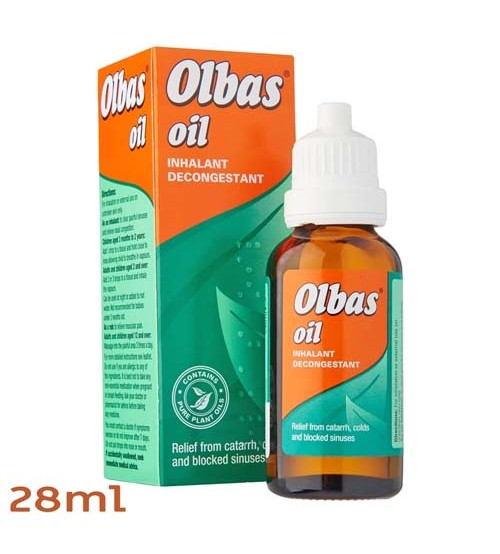 New Olbas Oil Decongestant Inhalent Relief 28ml